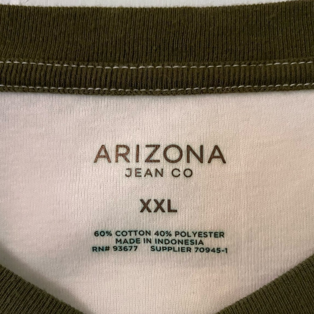 ARIZONA Women’s Green Varsity Crop Top Sporty T-Shirt - Picture 5 of 8